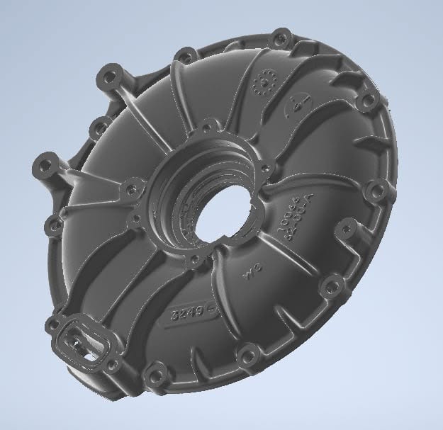 Cast electric drive-unit housing