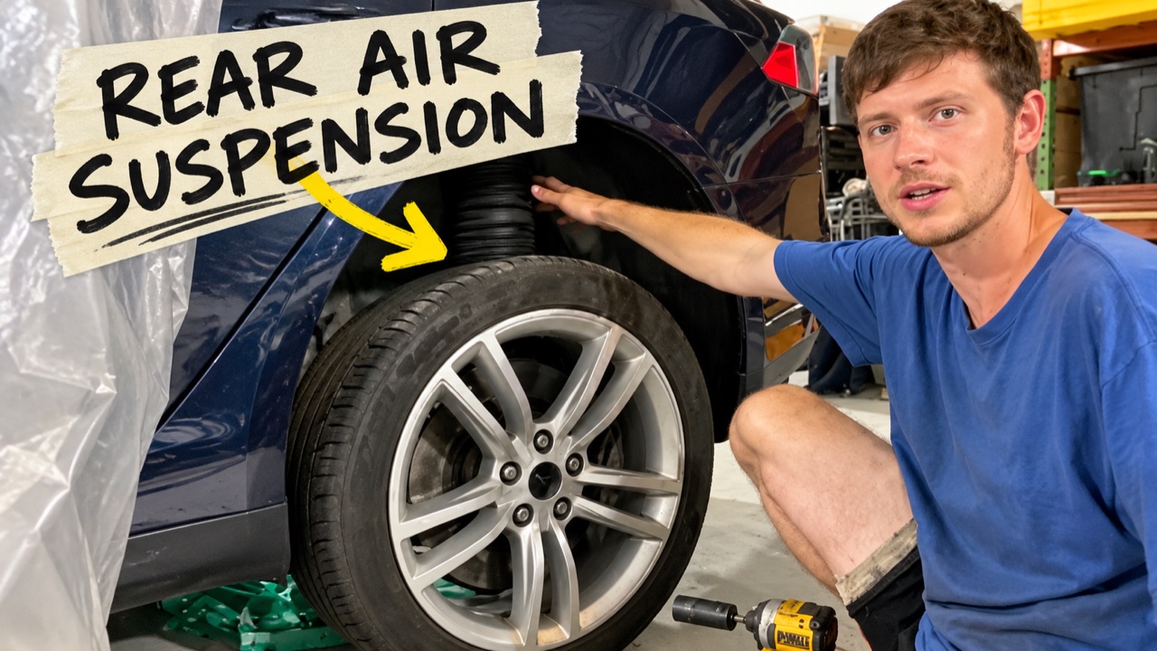 Model S: rear air suspension replacement, Jordan Horwitz video thumbnail